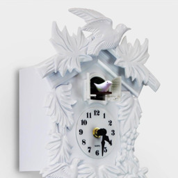 Walplus White Vintage Cuckoo Clock 37cm - Size: 30 x 13 x 1cm - Wilko - thumbnail 6