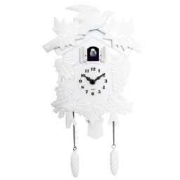 Walplus White Vintage Cuckoo Clock 37cm - Size: 30 x 13 x 1cm - Wilko - thumbnail 1