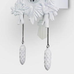 Walplus White Vintage Cuckoo Clock 37cm - Size: 30 x 13 x 1cm - Wilko - thumbnail 7