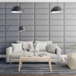 Aspire EasyMount Grey Saxon Twill Upholstered Wall Mounted Headboard Panels 4 Pack - Aspire Beds - Wilko - thumbnail 4