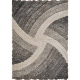 DS Living Stella Grey Ultra Plush Rug 160 x 230cm - Wilko - thumbnail 1