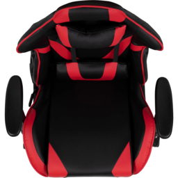 FWStyle X20 Black and Red Faux Leather Racer Style Deluxe Gaming Chair - Size: 129.5 x 73.6 x 73.6cm - Wilko - thumbnail 4