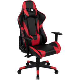 FWStyle X20 Black and Red Faux Leather Racer Style Deluxe Gaming Chair - Size: 129.5 x 73.6 x 73.6cm - Wilko - thumbnail 3