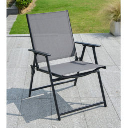 Atlanta Folding 4 Seater Sofa Set - Black - Outdoor Essentials - Wilko - thumbnail 6