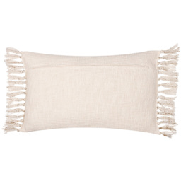 Yard Sono Cumin Ink Abstract Fringed Cushion - Size: 60 x 40 cm - Gold - Yard Living - Wilko - thumbnail 4