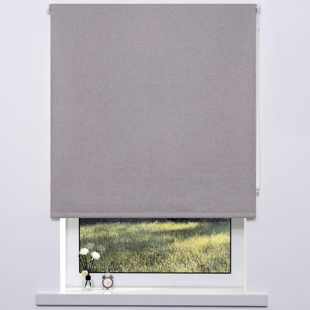 Textured Blackout Roller Blind Beige 60cm - Size: W 60 x D 160cm - Wilko - image 1