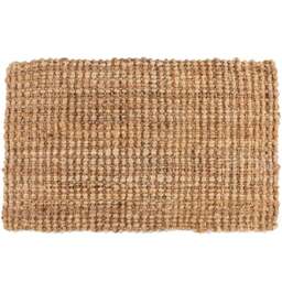 Whitefield Natural Handwoven Jute Boucle Doormat 45 x 75cm - Brown - Wilko