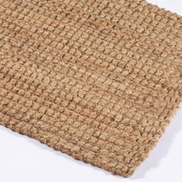 Whitefield Natural Handwoven Jute Boucle Doormat 45 x 75cm - Brown - Wilko - thumbnail 4