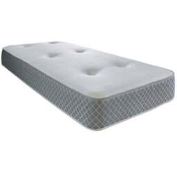Starlight Beds Single Tufted Hybrid Memory Foam and Spring Mattress - Grey - Wilko - thumbnail 1