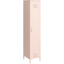 Dorel Mission District Single Door Pink Storage Cabinet - Size: 185 x 38 x 40cm - Wilko - thumbnail 3