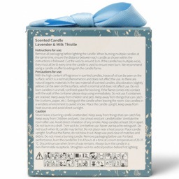 Disney Winnie The Pooh Lavender and Milk Thistle Scented Candle 213g - Size: 12 x 8.8 x 9.1cm - Blue - Wilko - thumbnail 6