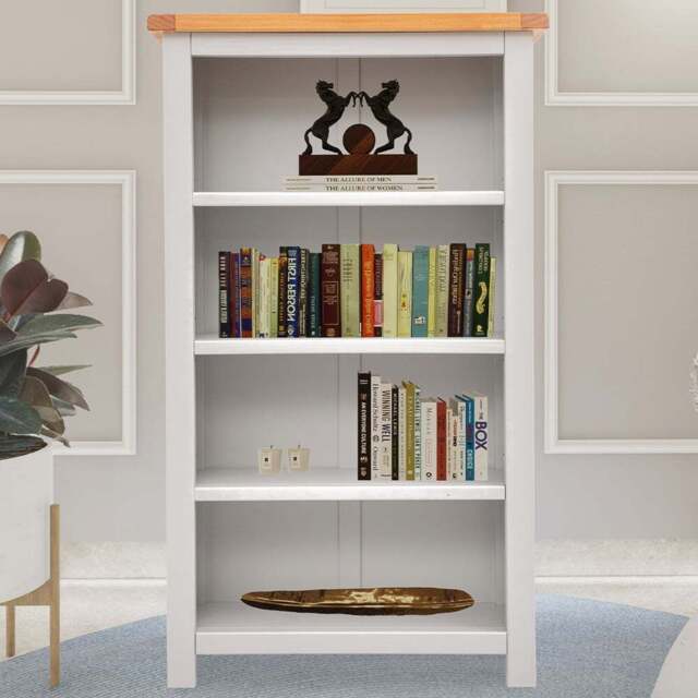 Argenta 4 Shelf Light Grey Bookcase - Wilko - image 1