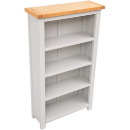 Argenta 4 Shelf Light Grey Bookcase - Wilko - thumbnail 5