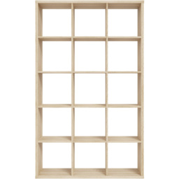 Florence Mauro 15 Shelf Sonoma Oak Bookshelf - Brown - Wilko - thumbnail 4