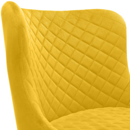 Julian Bowen Berwick 6 Seater Rectangular Dining Set Mustard - Yellow - Wilko - thumbnail 6