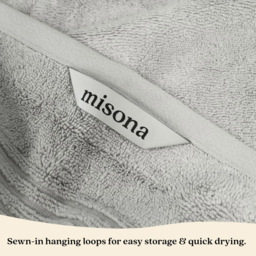 Misona Ultra Soft Bamboo Silver Hand Towel 2 Pack - Size: 50 x 90cm - Wilko - thumbnail 4