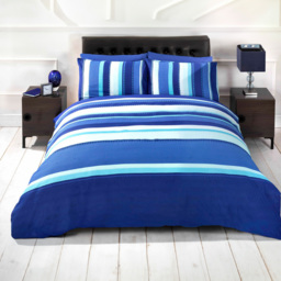 Rapport Home Detroit King Size Blue Duvet Cover Set - Wilko - thumbnail 1
