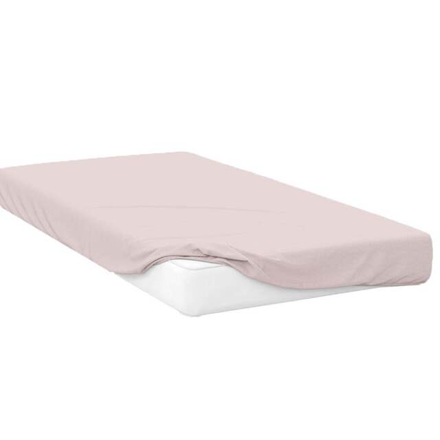 Serene Emperor Size Powder Pink Fitted Bed Sheet - Size: Super King - Wilko - image 1