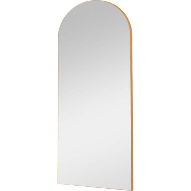Yearn Gold Arched Full Length Wall Mirror 180 x 100cm - Wilko - image 1