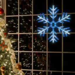 The Christmas Workshop Blue and White LED Snowflake Window Light - Wilko - thumbnail 7