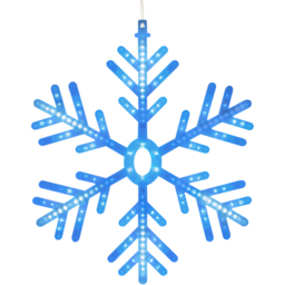 The Christmas Workshop Blue and White LED Snowflake Window Light - Wilko - thumbnail 4