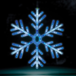 The Christmas Workshop Blue and White LED Snowflake Window Light - Wilko - thumbnail 3
