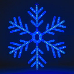 The Christmas Workshop Blue and White LED Snowflake Window Light - Wilko - thumbnail 5
