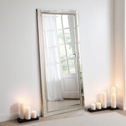 Yearn Timeless Warm Silver Full Length Bevelled Wall Mirror 167 x 75cm - Wilko - thumbnail 3