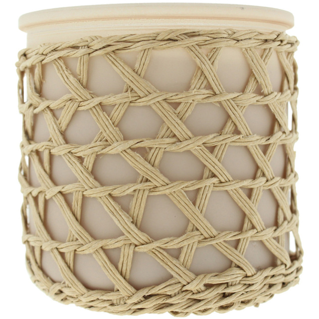 French Connection Bamboo Collection Bergamot and Jasmine Scented Candle - Size: 9.8 x 9.2 x 9.2cm - n/a - Wilko - image 1
