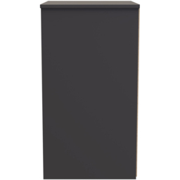 Crowndale Las Vegas 3 Drawer Graphite Bedside Table Ready Assembled - Grey - Wilko - thumbnail 5