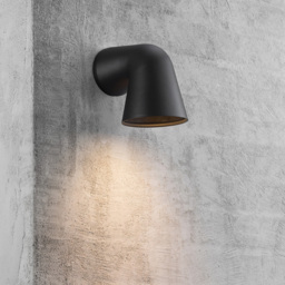 Nordlux Front Single Black Wall Light - Size: 15.6 x 11.8 x 15.6cm - Wilko - thumbnail 3