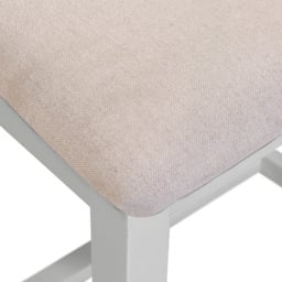Seconique Windsor Sey of 2 Pebble Grey and Oat Fabric Cross Back Dining Chair - Size: Set of 2 - Pebble Grey/Oat Fabric - Wilko - thumbnail 7