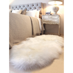 Origins Genuine Sheepskin Natural Rug 70 x 175cm - Size: 75 x 175cm - Cream - Origins Rugs - Wilko - thumbnail 6