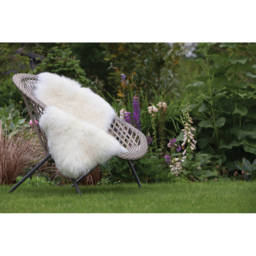 Origins Genuine Sheepskin Natural Rug 70 x 175cm - Size: 75 x 175cm - Cream - Origins Rugs - Wilko - thumbnail 5