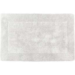 Allure Bath Fashions Elegance White Reversible Bath Mat 53 x 85cm - Wilko - thumbnail 1