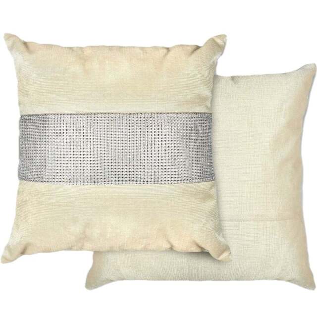 Serene Melia Mink Cushion Cover 43 x 43cm - Brown - Wilko - image 1
