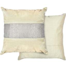 Serene Melia Mink Cushion Cover 43 x 43cm - Brown - Wilko