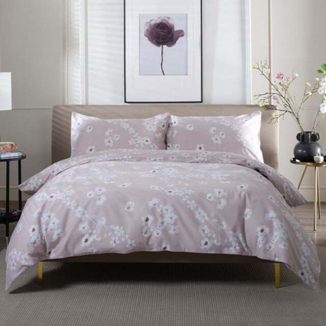 The Lyndon Company Petite Fleure Double Pink Duvet Set - Wilko - image 1