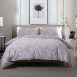 The Lyndon Company Petite Fleure Double Pink Duvet Set - Wilko - thumbnail 1