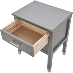 Palazzi 2 Drawer Grey Bedside Table - Wilko - thumbnail 6