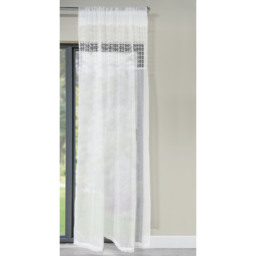 Esther Lace Voile Curtain - White - Wilko - thumbnail 2