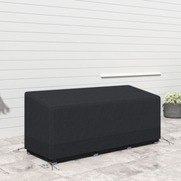 Outsunny Black Rectangular Patio Furniture Cover 190 x 72 x 76cm - Size: 76 x 72 x 190.5cm - Wilko - thumbnail 6