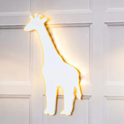 Marco Paul Warm White LED Giraffe Wall Mounted Kids Night Light 45cm - Size: 20 x 20 x 10cm - Multicoloured - Wilko - thumbnail 3
