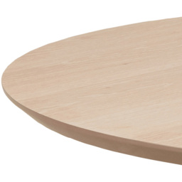 Florence Townsville 4 Seater Round Dining Table White and Oak - Furniture To Go - Wilko - thumbnail 5