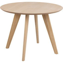 Florence Townsville 4 Seater Round Dining Table White and Oak - Furniture To Go - Wilko - thumbnail 3