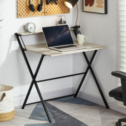 VIDA DESIGNS Brooklyn Grey Foldable Computer Desk - Wilko - thumbnail 4