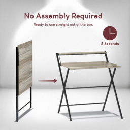 VIDA DESIGNS Brooklyn Grey Foldable Computer Desk - Wilko - thumbnail 7