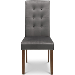 Julian Bowen Madrid Set of 2 Grey and Walnut Dining Chair - Wilko - thumbnail 5