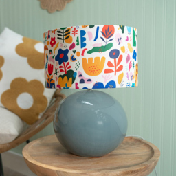 ValueLights Congo Small Drum Shade - Size: 15 x 25 x 25cm - Multi - Wilko - thumbnail 3