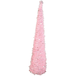 Pop Up Tinsel Tree - Size: 4.9ft - Multi - Wilko - thumbnail 3